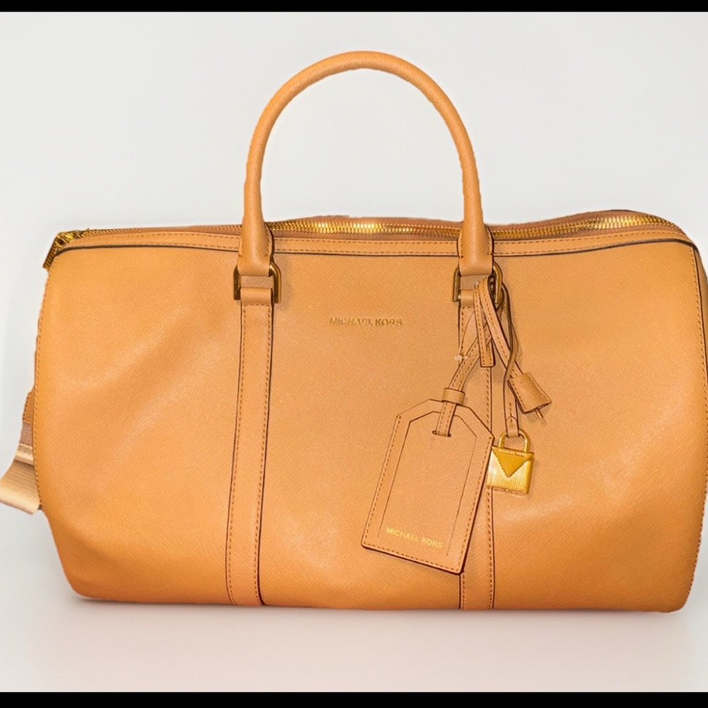 #447 Michael Kors Lg Weekender Bag - Acorn